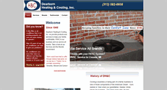 Desktop Screenshot of dearbornheatingcooling.com